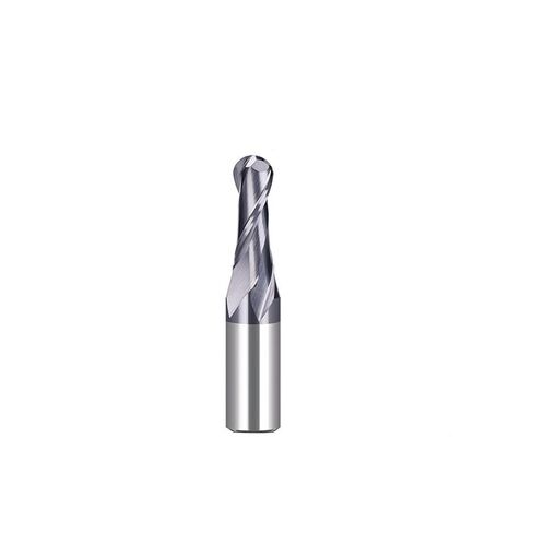 1pcs 2 Flutes Ball Nose End Mill 6.35mm 12.7mm Shank Carbide CNC Cutter Router Bits Spiral Milling Tool for Woodworking in Saudi Arabia