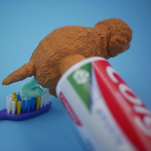 Golden Retriever Toothpaste Dispenser - Novelty Bathroom Accessory Gift for Dog Lovers in Saudi Arabia