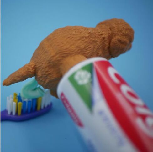 Golden Retriever Toothpaste Dispenser - Novelty Bathroom Accessory Gift for Dog Lovers in Saudi Arabia