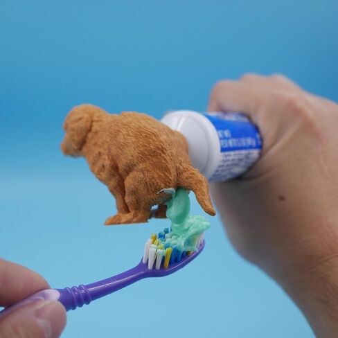 Golden Retriever Toothpaste Dispenser - Novelty Bathroom Accessory Gift for Dog Lovers in Saudi Arabia