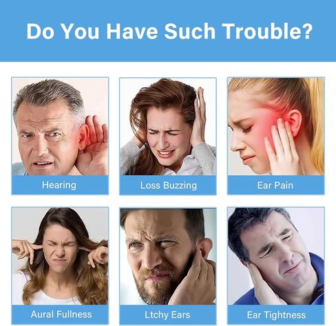 تخفيف طنين الأذن لطنين الأذن، 50 قطعة من رقع تخفيف طنين الأذن - تركيبة طبيعية سريعة المفعول لتقليل الرنين والطنين، تدعم صحة السمع، غير مهيجة للارتداء طوال اليوم in Kuwait