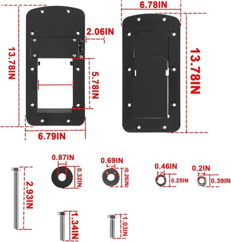 8M0092064 Xi Series Quick Release Mounting Bracket Kit suitable for MotorGuide Xi3 Xi5 Trolling Motors in Kuwait