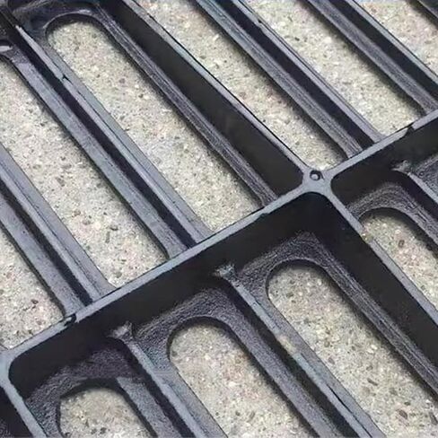 Metal Drainage Grates with Frame Heavy Duty Rectangle Cast Iron Trench Grate Cover(60x40x4.5cm/24x16x1.8in) in Saudi Arabia