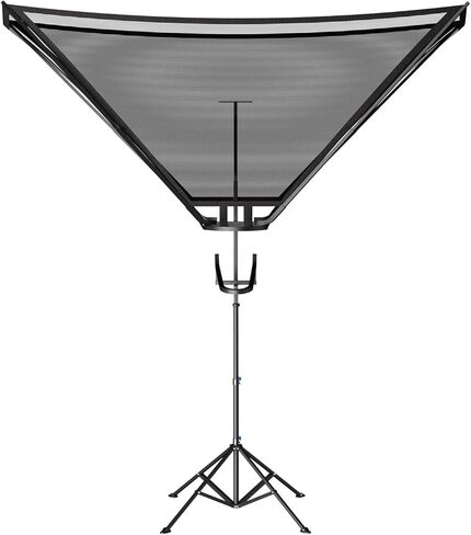 Basketball Rebounder Return Machine with 180° Rotating Track Adjustable Height Return Attachment Heavy Duty Shooting Trainer Rebounder Net Return System for Solo Practice & Efficient Training in Kuwait