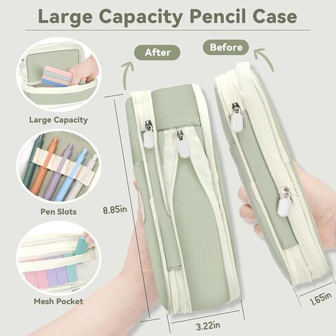 52 PCS Aesthetic School Supplies with Cute Pencil Case, Stationery Essentials with Pens Pencils and Pastel Highlighters Set,College Back to School Supplies for Teen Girls,Pastel Office Supplies-Pink in Saudi Arabia