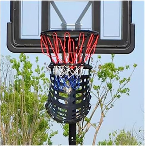 مرفق جهاز الإرجاع لطوق كرة السلة - لا يسمح بالتقاط الكرة للأطفال والكبار ومدرب الرماية في الهواء الطلق للتدريب باللون الأسود in Kuwait