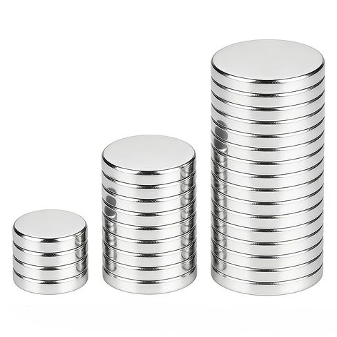 60 PCS Small Strong Magnets for Crafts, Heavy Duty Neodymium Disc Refrigerator Magnets for Whiteboard,DIY,Home, Kitchen, Office, School and Industrial Use in Saudi Arabia