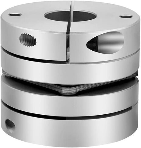 D26 L26 5mm to 5mm Motor Shaft Coupling, Flexible One Diaphragm Coupling, Aluminum Disc Coupling Coupler for Servo Motor, Stepper Motor, Encoder, Screw Driving, Machine Platform in Kuwait