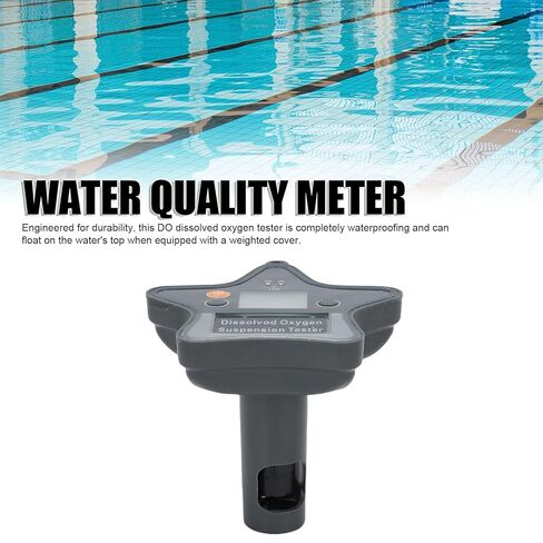TOPINCN Dissolved Oxygen Meter, DO Meter Handheld Digital Dissolved Oxygen Teter Support for iOS Phone, 2 in 1 Water Quality Tester Dissolved Oxygen Detector with Multi Parameter in Saudi Arabia