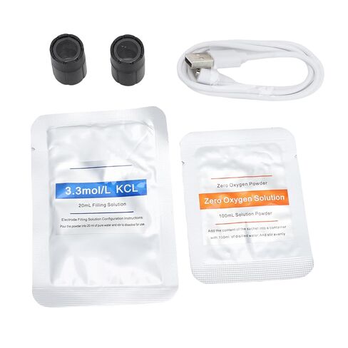 TOPINCN Dissolved Oxygen Meter, DO Meter Handheld Digital Dissolved Oxygen Teter Support for iOS Phone, 2 in 1 Water Quality Tester Dissolved Oxygen Detector with Multi Parameter in Saudi Arabia