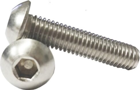 براغي غطاء مقبس رأس 1/2 بوصة - 13 × 2 (عبوة من 3)، فولاذ مقاوم للصدأ 18-8/304، محرك مقبس ألين، مثبتات براغي سداسية، ملولبة بالكامل، خيط آلة خشن - بواسطة Chipmunk Hardware in Saudi Arabia
