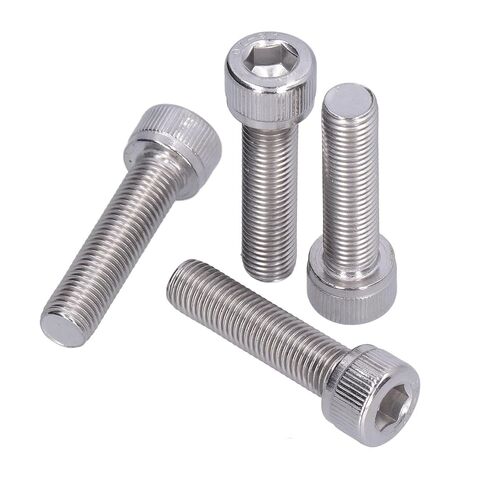 براغي غطاء مقبس سداسي M10 من Walfront A2 من الفولاذ المقاوم للصدأ ذات درجة دقيقة 1.25 مم للسيارات والمشروعات اليدوية (M10*40) in Saudi Arabia