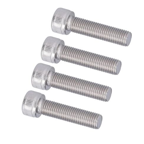براغي غطاء مقبس سداسي M10 من Walfront A2 من الفولاذ المقاوم للصدأ ذات درجة دقيقة 1.25 مم للسيارات والمشروعات اليدوية (M10*40) in Saudi Arabia