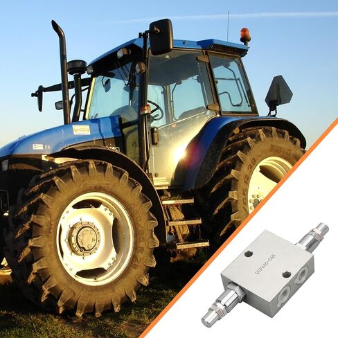 DCRV45-06N Dual Crossover Hydraulic Relief Cushion Valve,3/8" NPT Ports, 12 GPM Fit for Reversible Hydraulic Motor and Can Be Used as a Cushion Valve for a Double Acting Cylinder in Kuwait