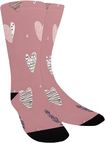 جوارب ناعمة على شكل قلب بلوم للمشي لمسافات طويلة - جوارب شتوية حرارية سميكة دافئة للأطفال الصغار للأولاد والبنات للمدرسة، والارتداء اليومي والأنشطة الخارجية in Kuwait