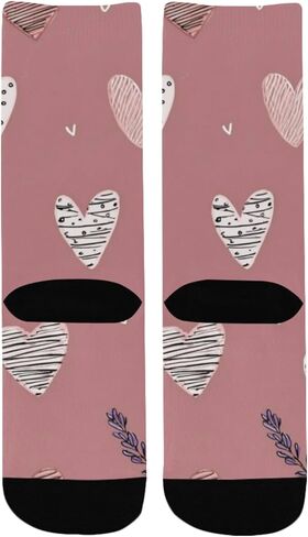 جوارب ناعمة على شكل قلب بلوم للمشي لمسافات طويلة - جوارب شتوية حرارية سميكة دافئة للأطفال الصغار للأولاد والبنات للمدرسة، والارتداء اليومي والأنشطة الخارجية in Kuwait