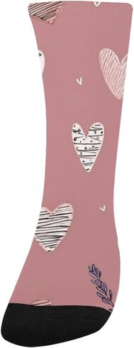 جوارب ناعمة على شكل قلب بلوم للمشي لمسافات طويلة - جوارب شتوية حرارية سميكة دافئة للأطفال الصغار للأولاد والبنات للمدرسة، والارتداء اليومي والأنشطة الخارجية in Kuwait