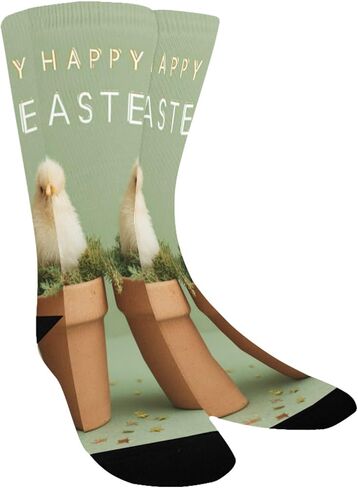 جوارب المشي لمسافات طويلة باللون الأخضر لعيد الفصح - جوارب شتوية سميكة دافئة للأولاد والبنات الصغار للمدرسة، والارتداء اليومي والأنشطة الخارجية in Kuwait