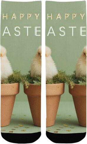 جوارب المشي لمسافات طويلة باللون الأخضر لعيد الفصح - جوارب شتوية سميكة دافئة للأولاد والبنات الصغار للمدرسة، والارتداء اليومي والأنشطة الخارجية in Kuwait