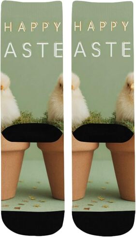 جوارب المشي لمسافات طويلة باللون الأخضر لعيد الفصح - جوارب شتوية سميكة دافئة للأولاد والبنات الصغار للمدرسة، والارتداء اليومي والأنشطة الخارجية in Kuwait