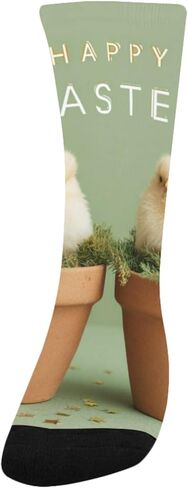 جوارب المشي لمسافات طويلة باللون الأخضر لعيد الفصح - جوارب شتوية سميكة دافئة للأولاد والبنات الصغار للمدرسة، والارتداء اليومي والأنشطة الخارجية in Kuwait