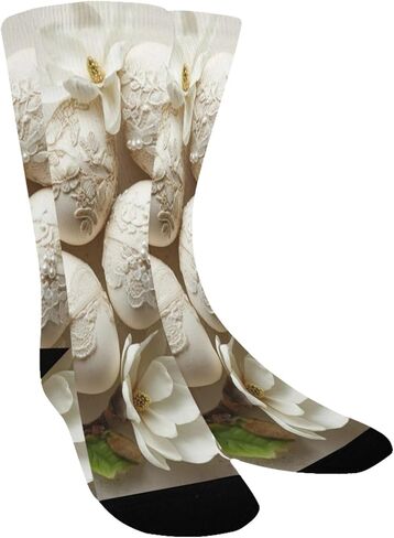 جوارب المشي لمسافات طويلة من الدانتيل لعيد الفصح - جوارب شتوية سميكة دافئة للأولاد والبنات للمدرسة، والارتداء اليومي والأنشطة الخارجية in Kuwait