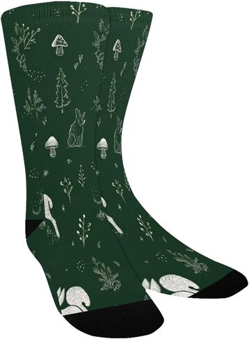 جوارب المشي لمسافات طويلة باللون الأخضر للغابات - جوارب شتوية حرارية سميكة دافئة للأطفال الصغار للأولاد والبنات للمدرسة، والارتداء اليومي والأنشطة الخارجية in Kuwait