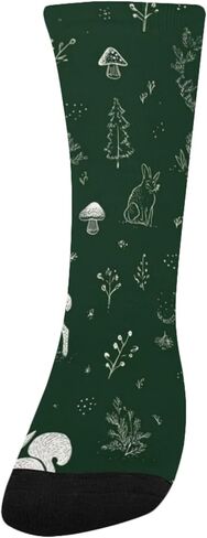 جوارب المشي لمسافات طويلة باللون الأخضر للغابات - جوارب شتوية حرارية سميكة دافئة للأطفال الصغار للأولاد والبنات للمدرسة، والارتداء اليومي والأنشطة الخارجية in Kuwait