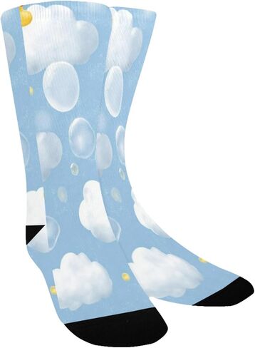 جوارب Cloud and Ducks للمشي لمسافات طويلة - جوارب شتوية حرارية سميكة دافئة للأطفال الصغار للأولاد والبنات للمدرسة، والارتداء اليومي والأنشطة الخارجية in Kuwait