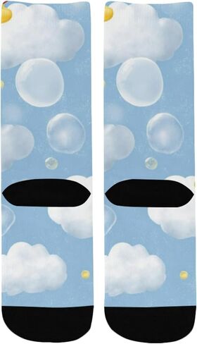 جوارب Cloud and Ducks للمشي لمسافات طويلة - جوارب شتوية حرارية سميكة دافئة للأطفال الصغار للأولاد والبنات للمدرسة، والارتداء اليومي والأنشطة الخارجية in Kuwait