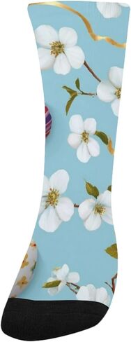 جوارب المشي لمسافات طويلة على شكل زهرة عيد الفصح من Cherry Blossom - جوارب شتوية حرارية سميكة دافئة للأولاد والبنات للمدرسة، والارتداء اليومي والأنشطة الخارجية in Kuwait
