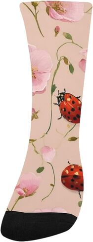 جوارب التنزه سيرًا على الأقدام من Ladybug and Bloom Flower - جوارب شتوية حرارية سميكة دافئة للأولاد والبنات الصغار للمدرسة، والارتداء اليومي والأنشطة الخارجية in Kuwait