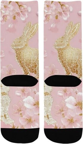 جوارب Lace Bunnies Bloom للمشي لمسافات طويلة - جوارب شتوية حرارية سميكة دافئة للأطفال الصغار للأولاد والبنات للمدرسة، والارتداء اليومي والأنشطة الخارجية in Kuwait