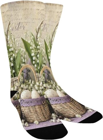 جوارب كلاسيكية للتنزه سيرًا على الأقدام لعيد الفصح - جوارب شتوية حرارية سميكة دافئة للأطفال الصغار للأولاد والبنات للمدرسة، والارتداء اليومي والأنشطة الخارجية in Kuwait