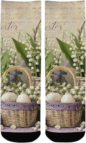 جوارب كلاسيكية للتنزه سيرًا على الأقدام لعيد الفصح - جوارب شتوية حرارية سميكة دافئة للأطفال الصغار للأولاد والبنات للمدرسة، والارتداء اليومي والأنشطة الخارجية in Kuwait