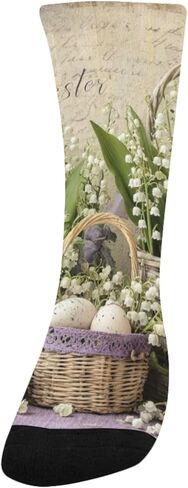 جوارب كلاسيكية للتنزه سيرًا على الأقدام لعيد الفصح - جوارب شتوية حرارية سميكة دافئة للأطفال الصغار للأولاد والبنات للمدرسة، والارتداء اليومي والأنشطة الخارجية in Kuwait