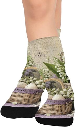 جوارب كلاسيكية للتنزه سيرًا على الأقدام لعيد الفصح - جوارب شتوية حرارية سميكة دافئة للأطفال الصغار للأولاد والبنات للمدرسة، والارتداء اليومي والأنشطة الخارجية in Kuwait