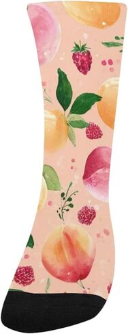 جوارب مشي لمسافات طويلة بطباعة زهور الربيع - جوارب شتوية سميكة دافئة للأولاد والبنات للأطفال الصغار للمدرسة، والارتداء اليومي والأنشطة الخارجية in Kuwait