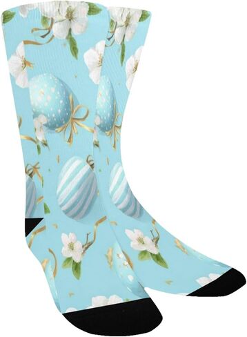 جوارب مشي لمسافات طويلة باللون الأزرق من Gilded Egg Bloom - جوارب شتوية سميكة دافئة للأولاد والبنات الصغار للمدرسة، والارتداء اليومي والأنشطة الخارجية in Kuwait