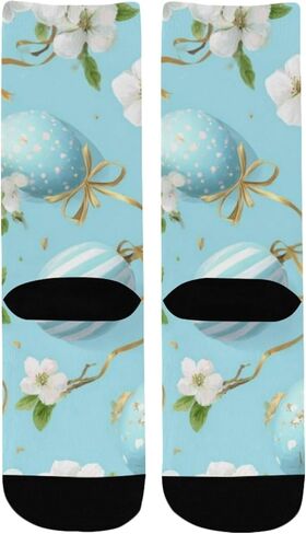 جوارب مشي لمسافات طويلة باللون الأزرق من Gilded Egg Bloom - جوارب شتوية سميكة دافئة للأولاد والبنات الصغار للمدرسة، والارتداء اليومي والأنشطة الخارجية in Kuwait