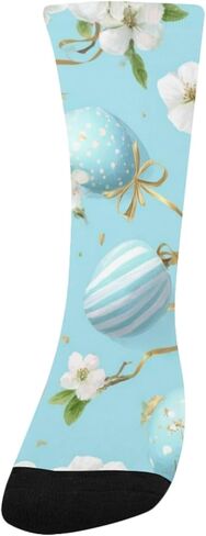 جوارب مشي لمسافات طويلة باللون الأزرق من Gilded Egg Bloom - جوارب شتوية سميكة دافئة للأولاد والبنات الصغار للمدرسة، والارتداء اليومي والأنشطة الخارجية in Kuwait