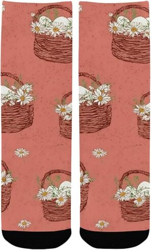 جوارب المشي لمسافات طويلة على شكل سلة البيض من ديزي - جوارب شتوية حرارية سميكة دافئة للأولاد والبنات للمدرسة، والارتداء اليومي والأنشطة الخارجية in Kuwait