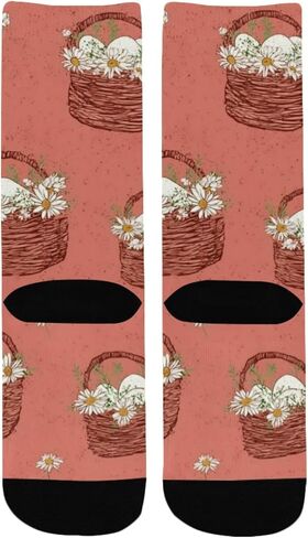 جوارب المشي لمسافات طويلة على شكل سلة البيض من ديزي - جوارب شتوية حرارية سميكة دافئة للأولاد والبنات للمدرسة، والارتداء اليومي والأنشطة الخارجية in Kuwait