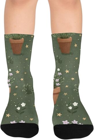 جوارب Garden Chick Motif للمشي لمسافات طويلة - جوارب شتوية حرارية سميكة دافئة للأولاد والبنات الصغار للمدرسة، والارتداء اليومي والأنشطة الخارجية in Kuwait