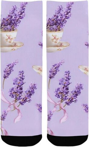 جوارب Teacup Bloom للتنزه سيرًا على الأقدام - جوارب شتوية حرارية سميكة دافئة للأطفال الصغار للأولاد والبنات للمدرسة، والارتداء اليومي والأنشطة الخارجية in Kuwait