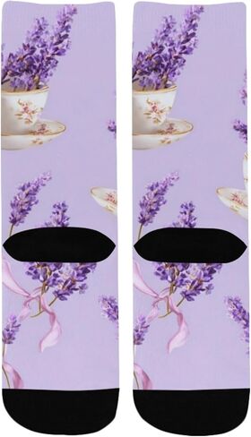 جوارب Teacup Bloom للتنزه سيرًا على الأقدام - جوارب شتوية حرارية سميكة دافئة للأطفال الصغار للأولاد والبنات للمدرسة، والارتداء اليومي والأنشطة الخارجية in Kuwait