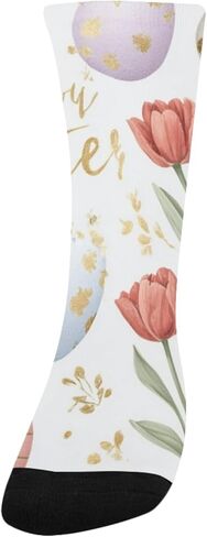 جوارب التنزه سيرًا على الأقدام على شكل بيضة عيد الفصح الربيعية - جوارب شتوية حرارية سميكة دافئة للأولاد والبنات للمدرسة، والارتداء اليومي والأنشطة الخارجية in Kuwait