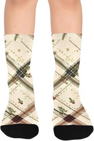 جوارب منقوشة على شكل نجمة للمشي لمسافات طويلة - جوارب شتوية حرارية سميكة دافئة للأولاد والبنات الصغار للمدرسة، والارتداء اليومي والأنشطة الخارجية in Kuwait