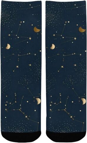 جوارب سيليستيال سباركل داكنة للمشي لمسافات طويلة - جوارب شتوية حرارية سميكة دافئة للأولاد والبنات الصغار للمدرسة، والارتداء اليومي والأنشطة الخارجية in Kuwait