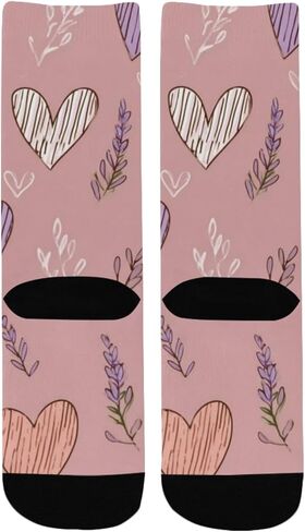 جوارب ناعمة على شكل قلب بلوم للتنزه سيرًا على الأقدام - جوارب شتوية حرارية سميكة دافئة للأطفال الصغار للأولاد والبنات للمدرسة، والارتداء اليومي والأنشطة الخارجية in Kuwait